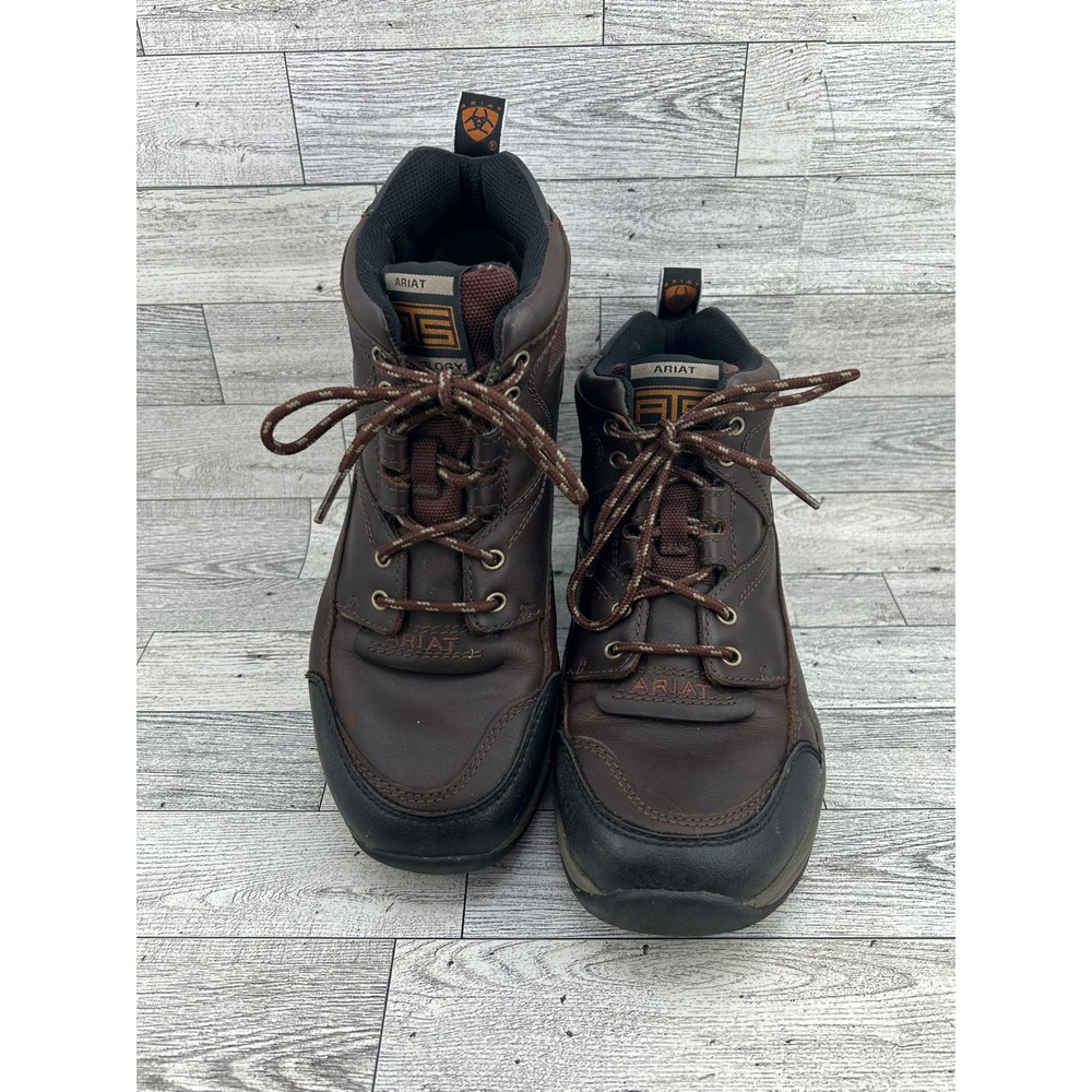 Ariat 10004138 Advanced Torque Stability Brown Leather Hiking Boots Women 8.5B